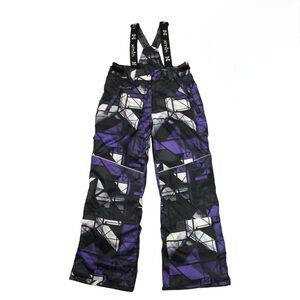 XTMN Boys Girl Purple Snow Pants Ski Snowboard Size 10 Winter
